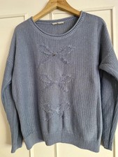 TU light blue ladies women's jumper UK 10 M