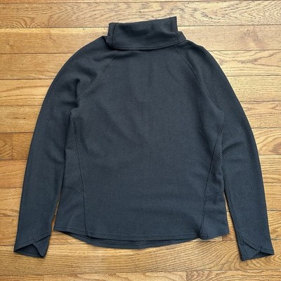 Kuhl Petra Turtleneck Waffle Knit Long Sleeve Performance Shirt Top Large