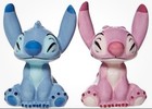 Disney Stitch & Angel Hand Painted Ceramic Salt and Pepper Shakers 3.5" New
