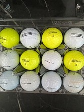 Titleist AVX Tour Preferred Golf Balls White/Yellow Mixed Colours x12 Pack