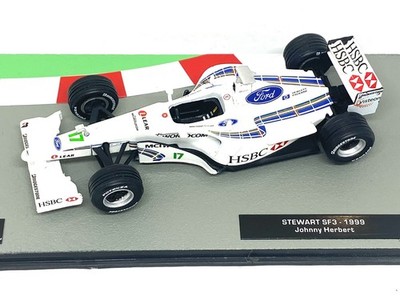 Johnny Herbert Stewart SF3 Model F1 Car from 1999, Pannini Stewart Ford F1 Model