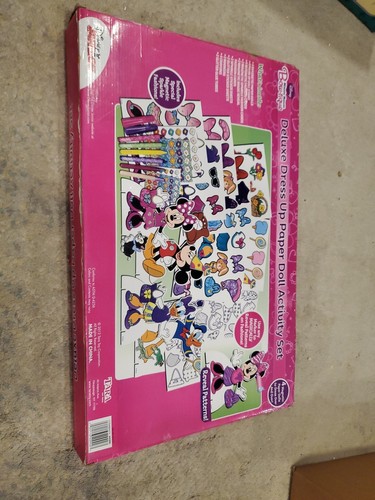 TARA TOY DISNEY JUNIOR Minnie Mouse fiocco-tique Deluxe Dress Up Doll set attività - Foto 8 di 13