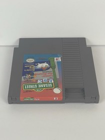 Sesame Street ABC Nintendo Entertainment System NES 1989 Video Game