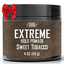 Viking Revolution Sweet Tobacco Hair Pomade for Men - 4 Ounce Pack of 1 