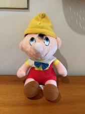 Pinocchio Walt Disney Animated Film Classic Vintage 1985 Plush Stuffed Doll 8"
