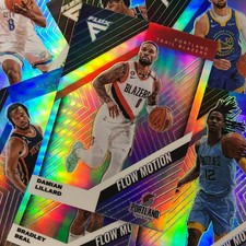 2022-23 Flux DAMIAN LILLARD Flow Motion Silver Prizm #12