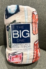 BOOK CLUB Books 5x6 ft Oversized Plush THROW BLANKET The Big One
