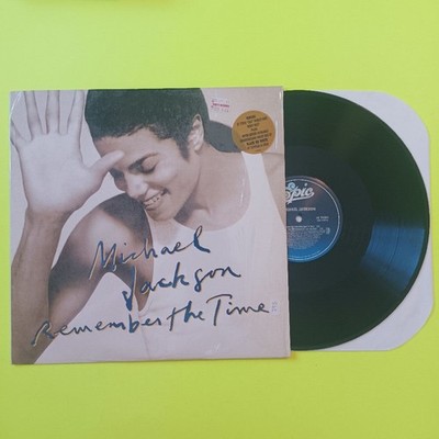 Michael Jackson - Remember The Time 12'' SHRINK & HYPE - 1992 - 49 74201 - Used