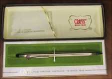 Vintage Cross Century Ballpoint Pen 6602 12K Gold Filled Made in USA Blue Ink
