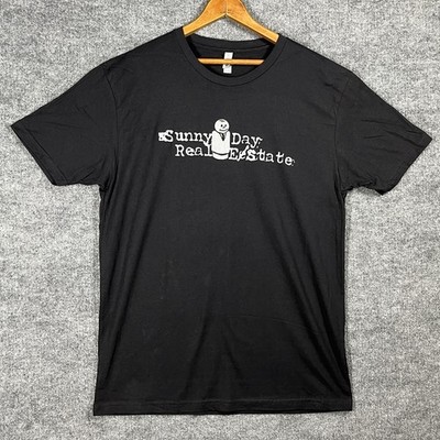 Sunny Day Real Estate Diary Tour Concert T Shirt Mens Size Large Band Black
