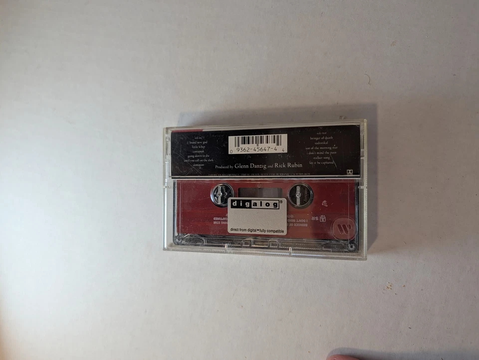 Danzig Cassette Tape 4 Album 1994 American Recordings Rock Metal Glenn Danzig - Imagem 3 de 3