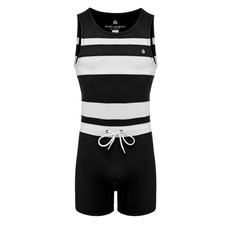 Saint Jacques Robin Black Mesh 3 mm Men's Short John Wetsuit Neoprene Surf