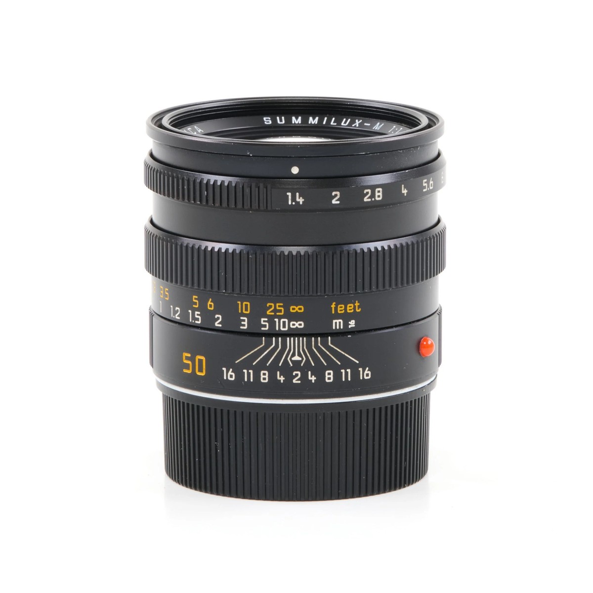 LEICA 50MM F1.4 SUMMILUX-M PRE-ASPH BLACK 11868 #5465 | eBay
