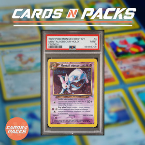 Carte Pokemon Mentali Obscur 4/105 HOLO Set Neo Destiny PSA 9 NEUF MINT