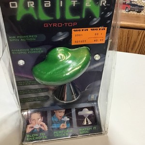 Super Science Alien Orbiter Gyro-Top Glow In The Dark Please Read Details