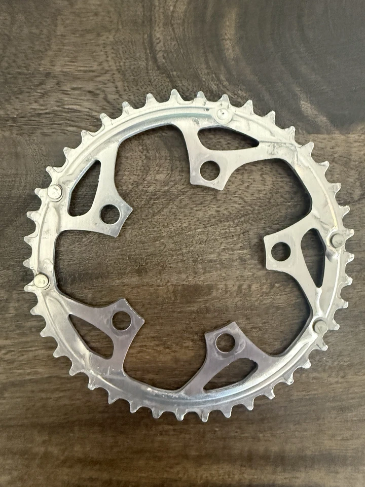 Vintage Sugino CSII CSP 42t/ 32/22 Chainring Set 94 BCD Japan 90s MINT - Image 3 of 4