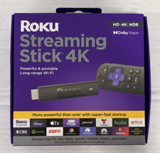 Roku Streaming Stick 4K Device 4K HDR Dolby Vision Voice Remote 3820R2 - OPEN BO