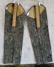 Rattlers Brand Snake Brush Chaps Realtree Camo Cordura Nylon Size Regular USA