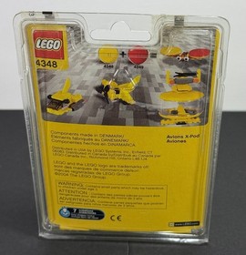 Lego X-Pod Vehicles Yellow  39 Piece Building Toy Set 4348 New In Package