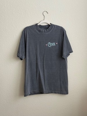 CoolKicks Vintage Black / Grey Graphic Tee - Size: Medium - 100% Cotton