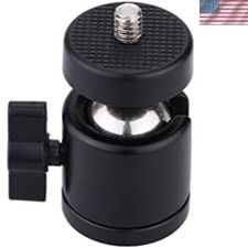 High-Quality 360  Swivel Mini Ball Head Tripod Mount for DSLR  Camcorders