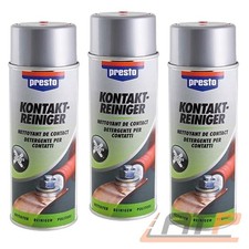 3x 400ml PRESTO KONTAKTREINIGER ELEKTRONIKSPRAY KONTAKTSPRAY UNIVERSALSPRAY KFZ
