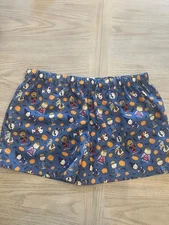 Peanuts Halloween Themed Women’s Size Medium Pajama Shorts Pj’s Pajama Bottoms