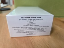 RALPH LAUREN POLO DOUBLE BLACK perfume For Men spray EDT Size 4.2 FL. OZ./125 ml