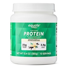 Equate Plant-Based Protein Supplement Smooth ...