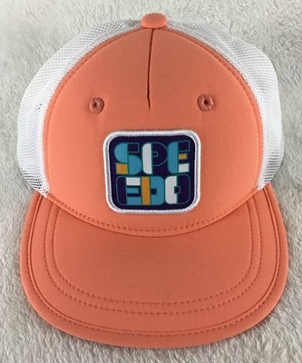 Speedo Kids Trucker Hat Coral Sands Floating Adjustable Baseball Cap One Size