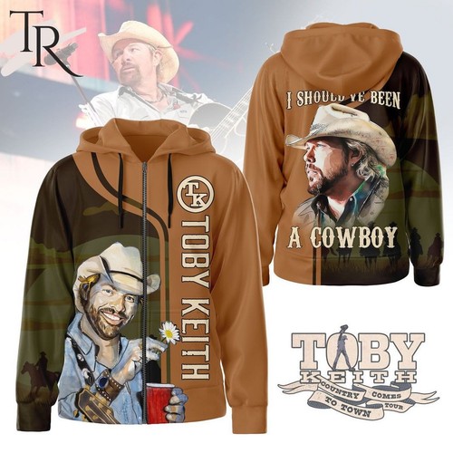 Toby Keith I Should've Been A Cowboy 3D Hoodie POLYESTER BS751