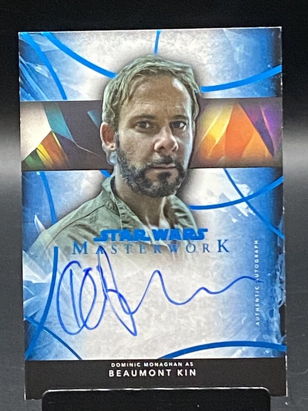 2024 TOPPS STAR WARS MASTERWORKS BEAUMONT KIN AUTO DOMINIC MONAGHAN 81/99 A-DM
