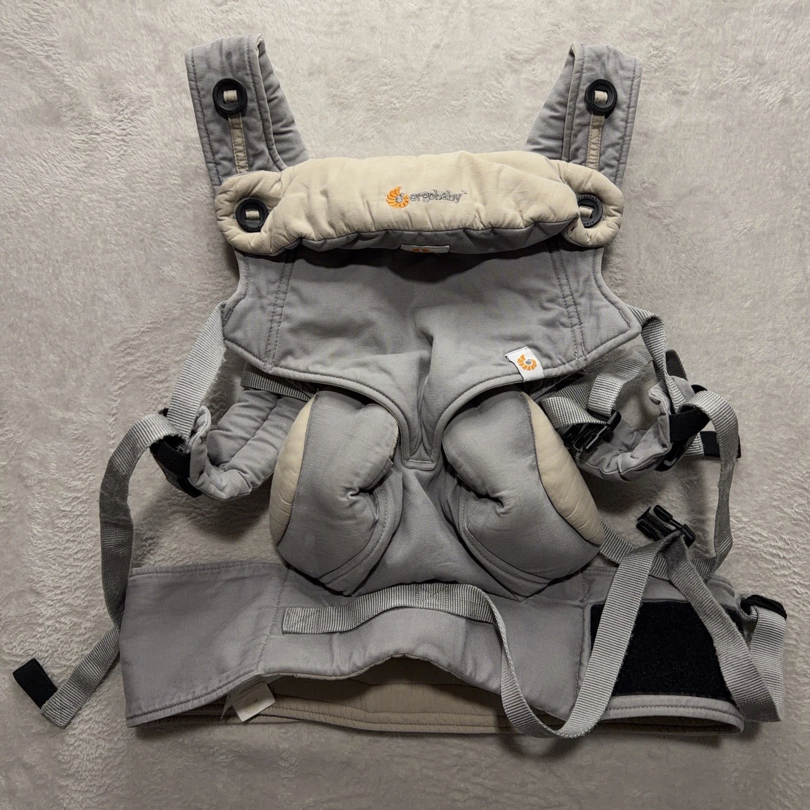 Ergobaby 360 Four Position Baby Carrier Grey Infant Toddler Lumbar Support