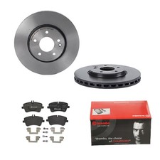 BREMBO BREMSSCHEIBEN Ø300MM + BREMSBELÄGE VORNE FÜR MERCEDES-BENZ SLK 
