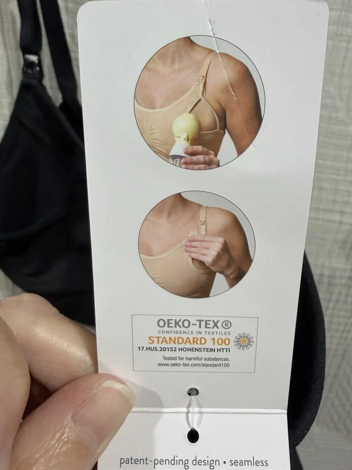 Sujetador de lactancia Bravado negro XXL nuevo Foto 4 de 4