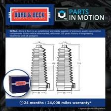 Steering Rack Boot fits FORD COURIER 1.3 1.8D 96 to 02 Gaiter Bellow B&B 1012814