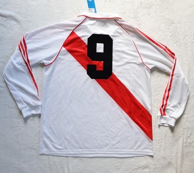 River Plate 94/95 Home Adidas Originals LS Retro Jersey - Men's XL
