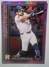 2025 Topps Series 2 PINK HOLO FOIL CARD  #391 CHAS McCORMICK HOUSTON ASTROS