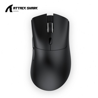 ATTACK SHARK R1 Tri-Mode Wireless Gaming Mouse, 55g Lightweight, 18000 DPI PAW33
