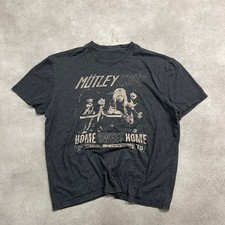 Mötley Crüe T-Shirt Mens Large Rock Band Tour Graphic Tee, Black