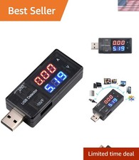 USB Tester USB Meter Tester Voltage Current Tester USB Battery Checker USB A ...