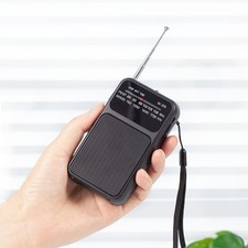 Handy AM FM Pocket Radio Designed for Comfortable Travel Listening Experience