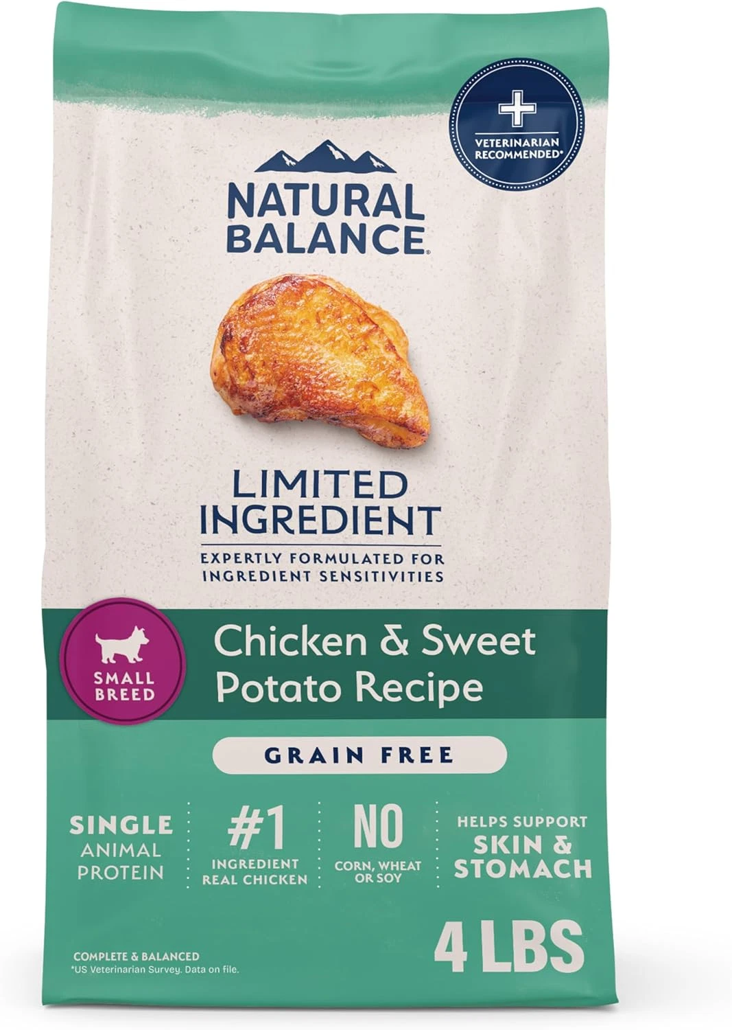 Limited Ingredient Small Breed Adult Grain-Free Dry Dog Food, C
