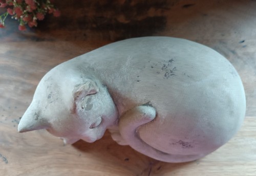Hübsche schlafende Katze von Clayre & Eef + NEU + - Bild 3 von 3