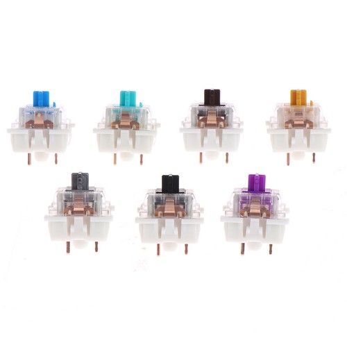 10Pcs/lot outemu mx switches 3 pin mechanical keyboard black blue brown switc_sh - Picture 7 of 18