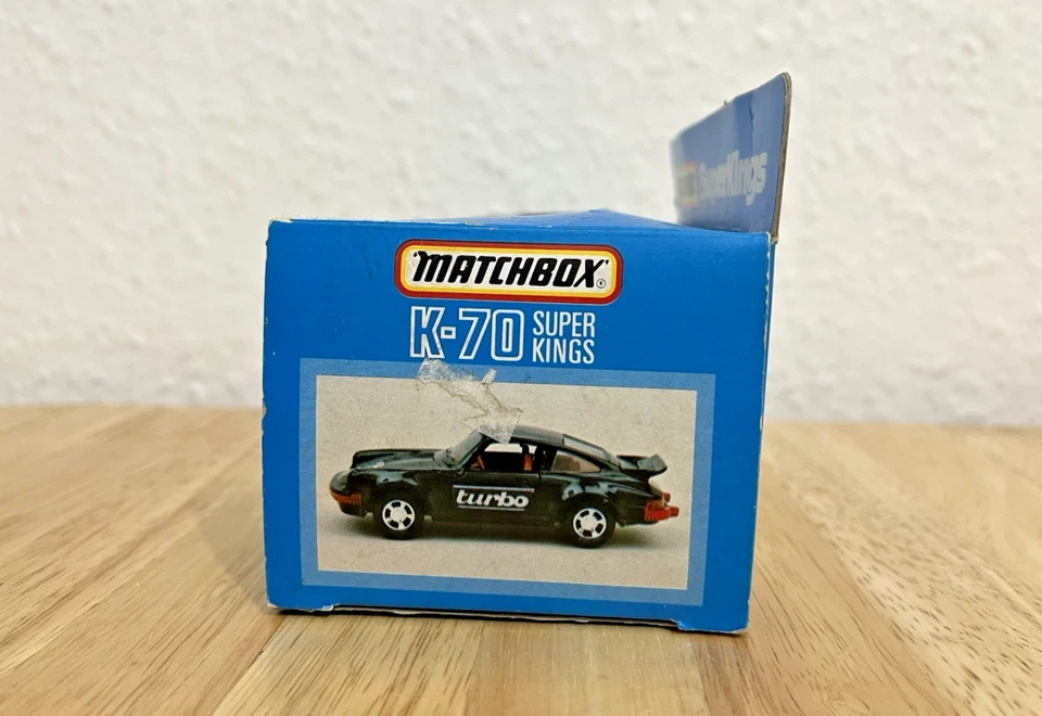 MATCHBOX SUPER KINGS K-70 PORSCHE TURBO 1983 - Diecast Toy Car Foto 2 de 4
