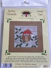 Bothy Threads Xmas Owl Card & Envelope Counte...