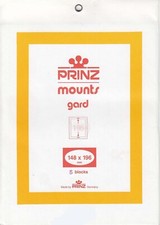 Prinz/Scott Stamp Mounts 148x196 mm Clear Blocks 25th Anniversary Moon Landing