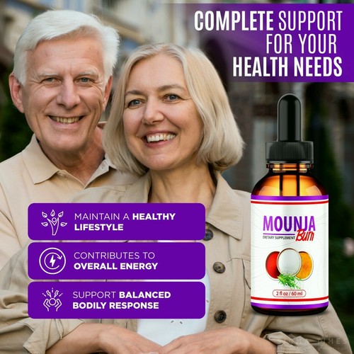 Gotas para bajar de peso Mounja Burn, líquido para quemar grasa MounjaBurn (30 porciones) - Imagen 5 de 8