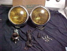 NOS 520AP  PAIR Unity H1 Fog Lights 5" 12V USA